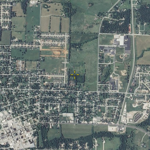 Aerial/Satellite Image of KYOO-FM (Bolivar), MO