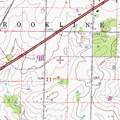 Topographic Map of KSWM-AM (Republic), MO