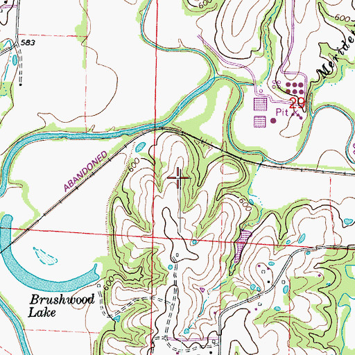 Topographic Map of Turner Station, MO
