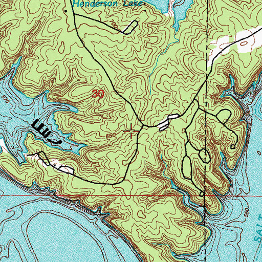 Topographic Map of Night Hawk, MO