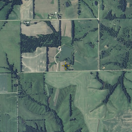 Aerial/Satellite Image of Unity Post Office, MO
