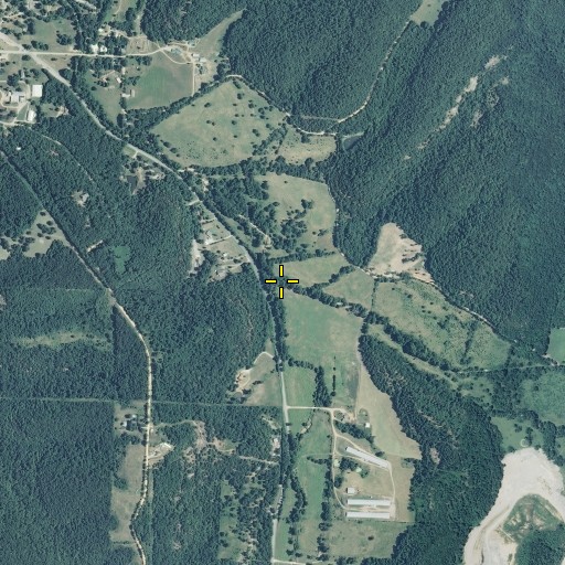 Aerial/Satellite Image of Seilers Branch, AR