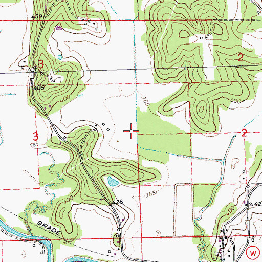 Topographic Map of Eastern Ozark Border, MO