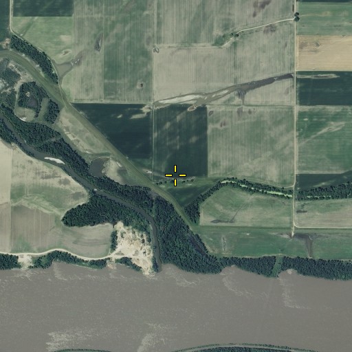 Aerial/Satellite Image of Rhineland, MO