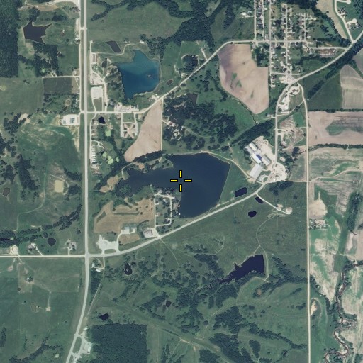 Aerial/Satellite Image of Shatto Lake, MO
