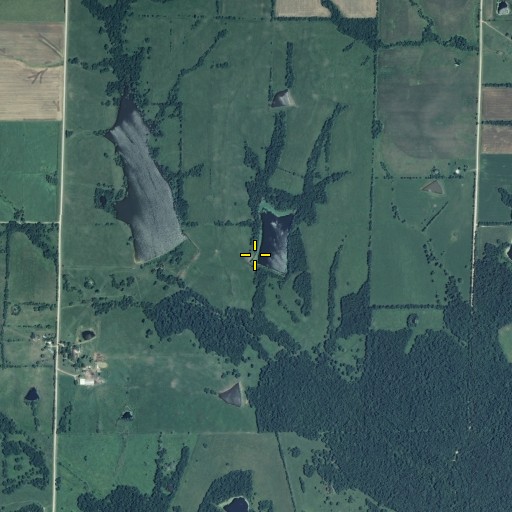Aerial/Satellite Image of G and G Cattle Company East Dam, MO