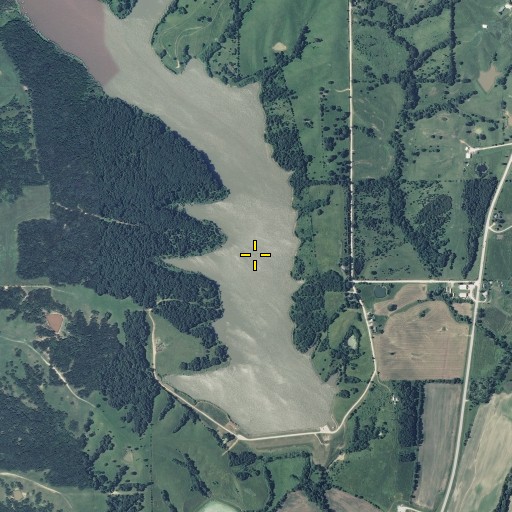 Aerial/Satellite Image of New Milan Reservoir, MO