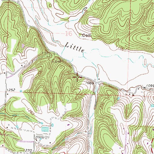 Topographic Map of Valley View School (historical), AR