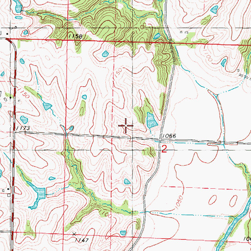 Topographic Map of Arthur Scott Lake, MO