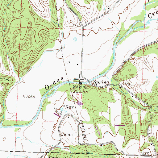 Topographic Map of Wagers Mill (historical), AR