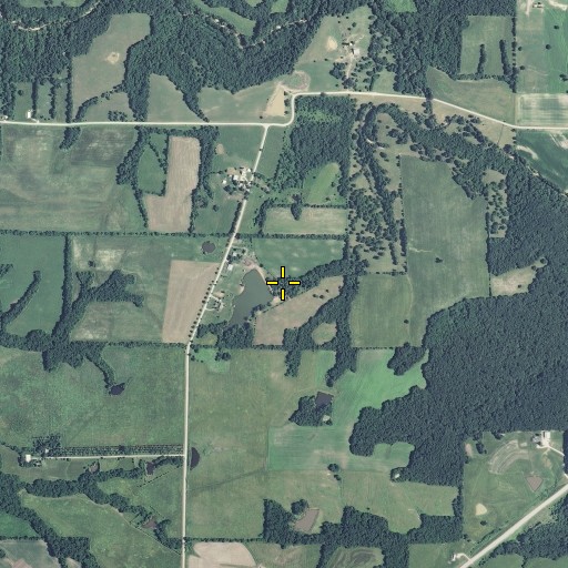 Aerial/Satellite Image of McCarty Lake Dam, MO
