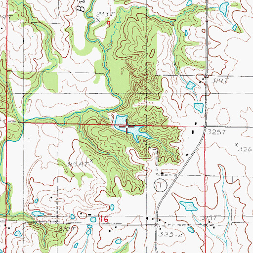 Topographic Map of Marion Lake, MO