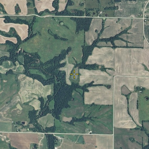 Aerial/Satellite Image of H Taylor E-12 Dam, MO