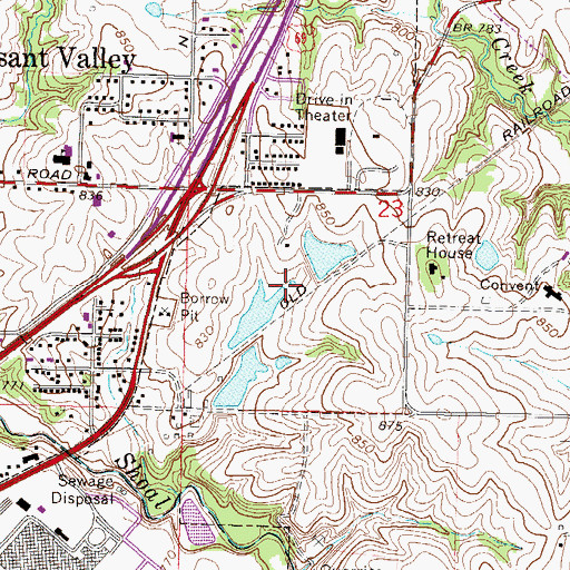 Topographic Map of Number 176 Reservoir, MO