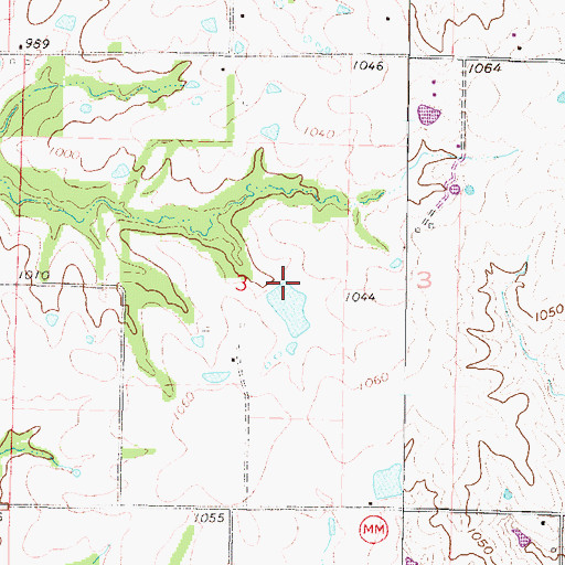 Topographic Map of Westfall Truck Incorporated Lake Dam, MO