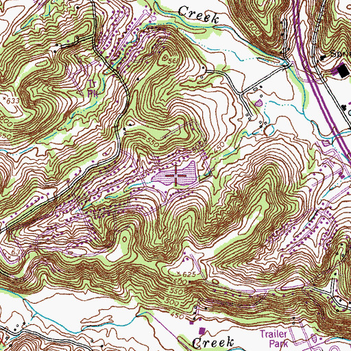 Topographic Map of Number 216 Reservoir, MO