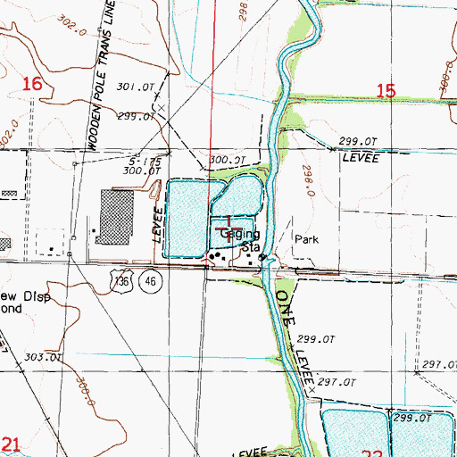 Topographic Map of Maryville Waterworks Dam, MO