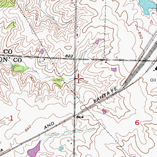 Topographic Map of White Lake, MO