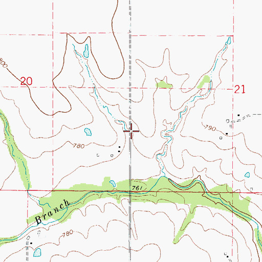 Topographic Map of Sweitzer Lake Dam, MO