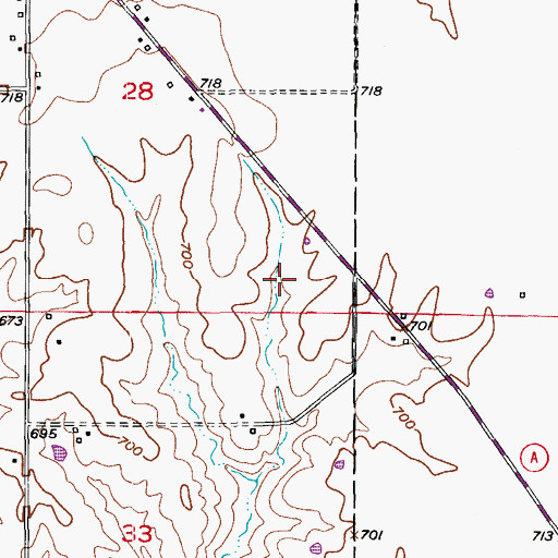 Topographic Map of Wurtzburger Lake Dam, MO