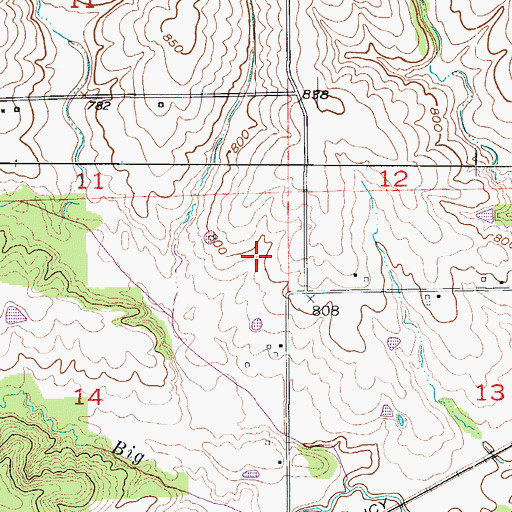 Topographic Map of Jarvis Lake Dam, MO