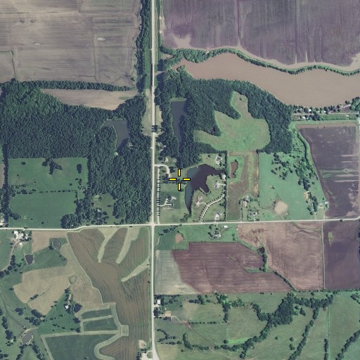 Aerial/Satellite Image of Moore Lake Dam, MO