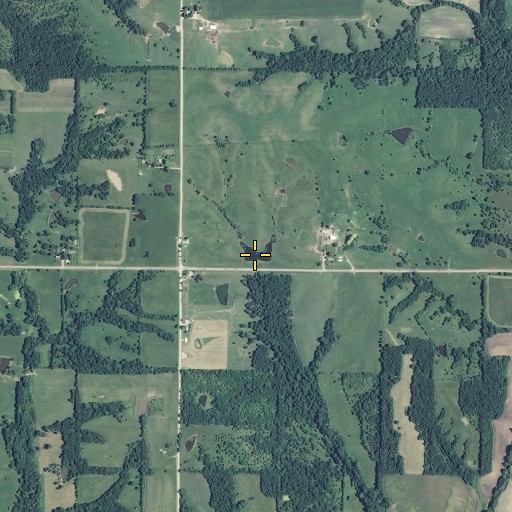 Aerial/Satellite Image of Campbell Lake, MO