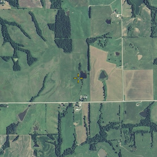 Aerial/Satellite Image of Johnson Lake Dam, MO