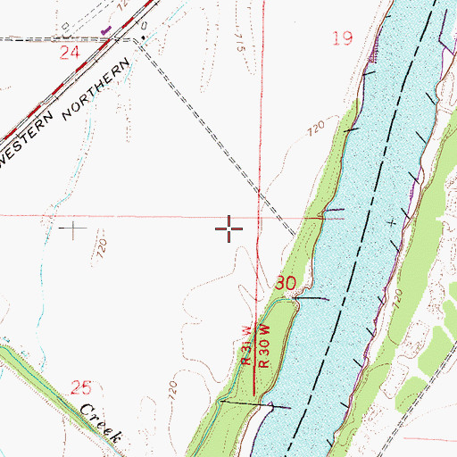 Topographic Map of Hearth and Home Development Company Lake Dam (historical), MO