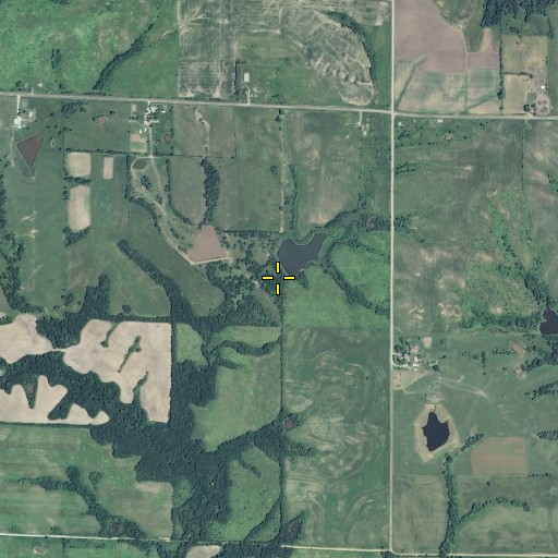 Aerial/Satellite Image of Meeks Dam, MO