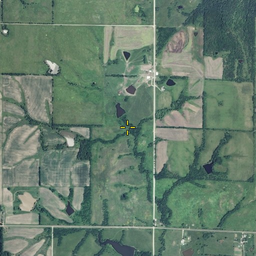 Aerial/Satellite Image of Tuggle Lake Dam, MO