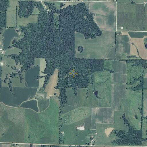 Aerial/Satellite Image of Sieck Lake, MO