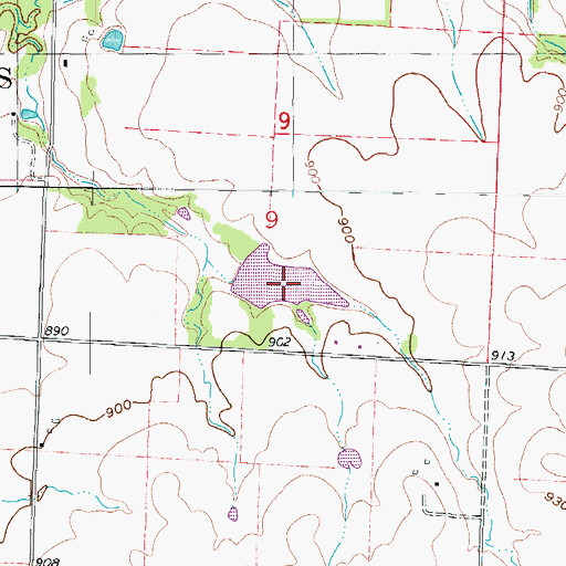 Topographic Map of Elliot Lake, MO