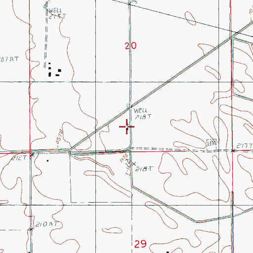 Topographic Map of Bethlehem Baptist Church, AR