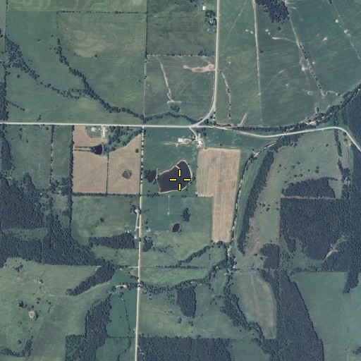 Aerial/Satellite Image of Gordon Lake Dam, MO