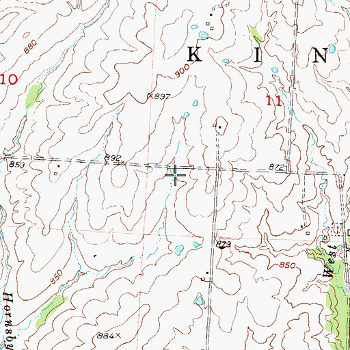 Topographic Map of Hartman Lake Dam, MO