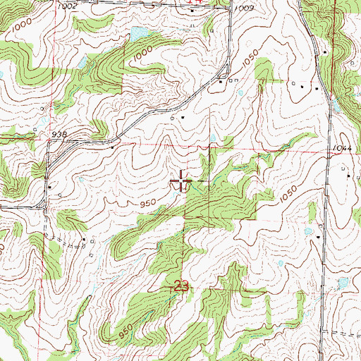 Topographic Map of Country Store House Lake Dam, MO