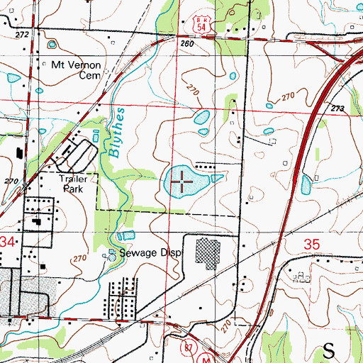 Topographic Map of Lake Ja-Ha, MO
