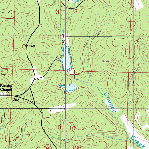 Topographic Map of Jackson Keller Trust Lake North Dam, MO