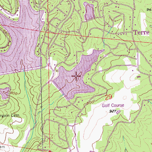 Topographic Map of Lac Marseilles, MO