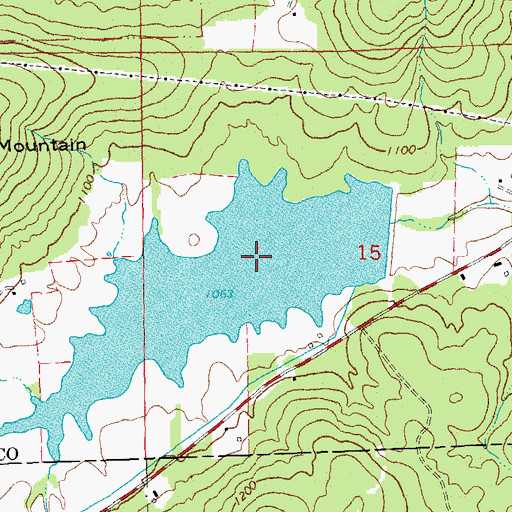 Topographic Map of Pilot Knob Lake, MO