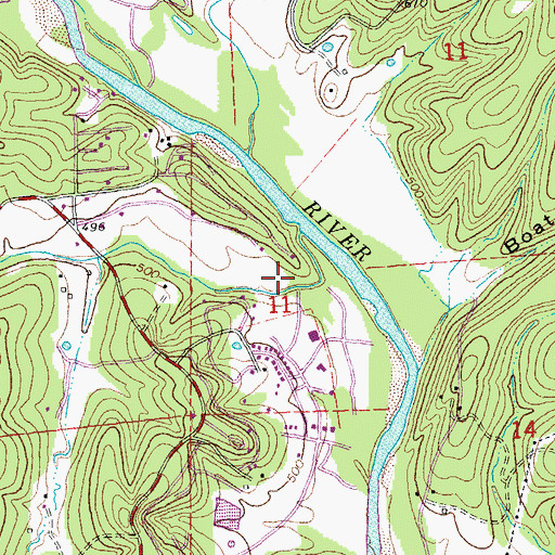 Topographic Map of Neil Land Development Corporation North Dam, MO
