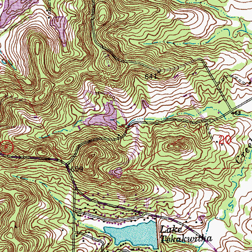 Topographic Map of First Central Services Lake Dam, MO