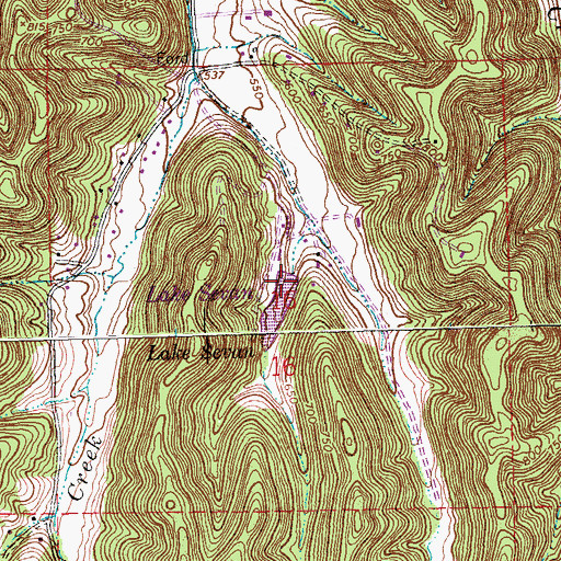 Topographic Map of Sevan Dam, MO