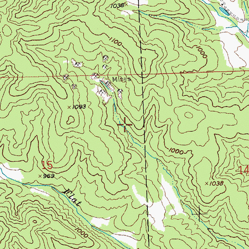 Topographic Map of Belgrade Dam, MO