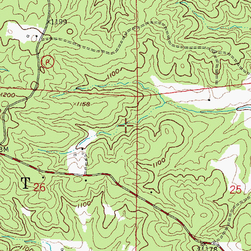 Topographic Map of Gudaitis Lake Dam, MO