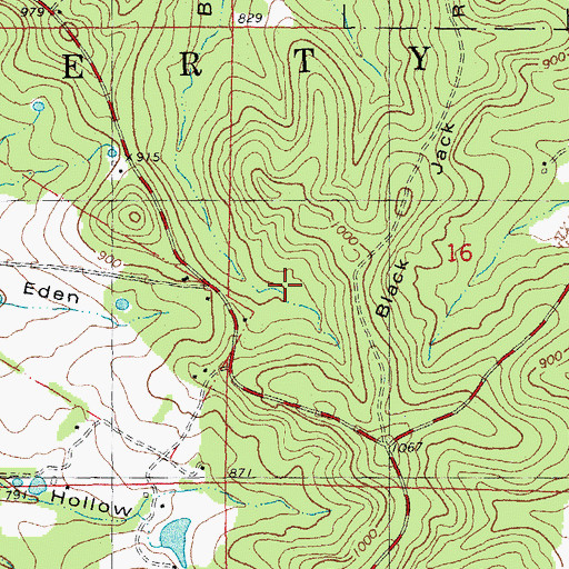 Topographic Map of Arnault Branch Mine Dam, MO