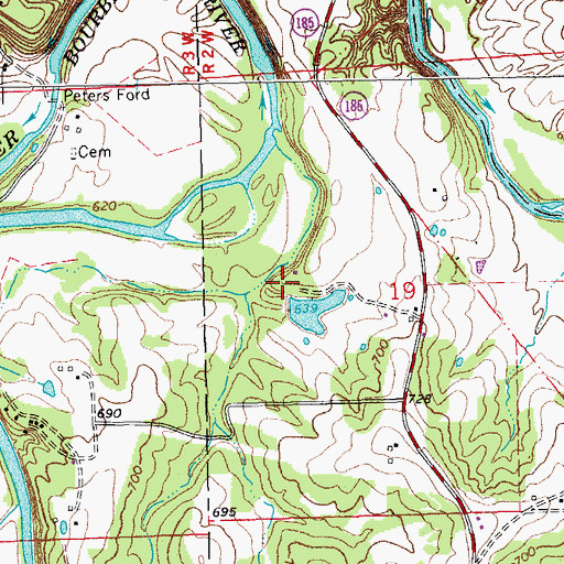 Topographic Map of Lawrence Schroepfer Reservoir, MO