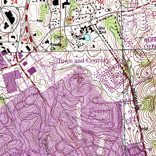 Topographic Map of Sturmfels Lake Dam, MO
