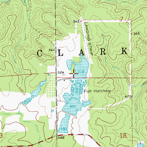 Topographic Map of W L and Mary Hays North Dam, MO